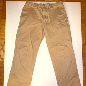 J. Crew Regular Fit Tan Khakis/Chinos 31L 32W